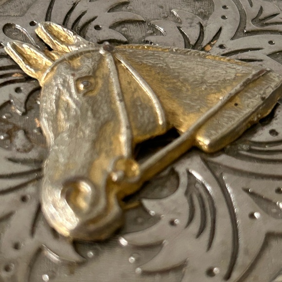 Vintage equestrian belt buckle - Picture 4 of 9